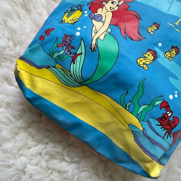 Rare '90s Original Ariel The Little Mermaid Disney Tote Bag - Picture 6 of 7